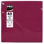 PROnappe tovaglioli bordeaux 2 veli 19,0 x 19,0 cm 40 pezzi