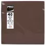 PROnappe tovaglioli marroni 2 veli 19,0 x 19,0 cm 40 pezzi