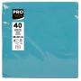 PROnappe tovaglioli turchesi 2 veli 19,0 x 19,0 cm 40 pezzi