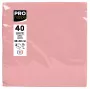 PROnappe tovaglioli di carta rosa 2 veli 19,0 x 19,0 cm 40 pezzi