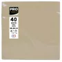 PROnappe tovaglioli beige-marrone 2 veli 19,0 x 19,0 cm 40 pezzi