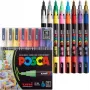 Faber-Castell UNI PC-3M set pennarelli per verniciatura - 16 colori assortiti