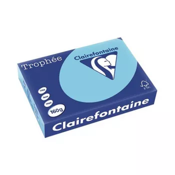 Clairefontaine Trophee Pastell carta per copie A4 160 g/m² 250 fogli Alize Blue
