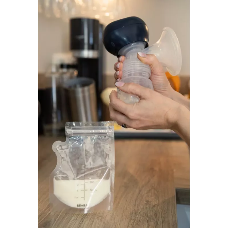 Beaba sacchetti per la conservazione degli alimenti, confezione da 50, 250 ml, trasparente 911738