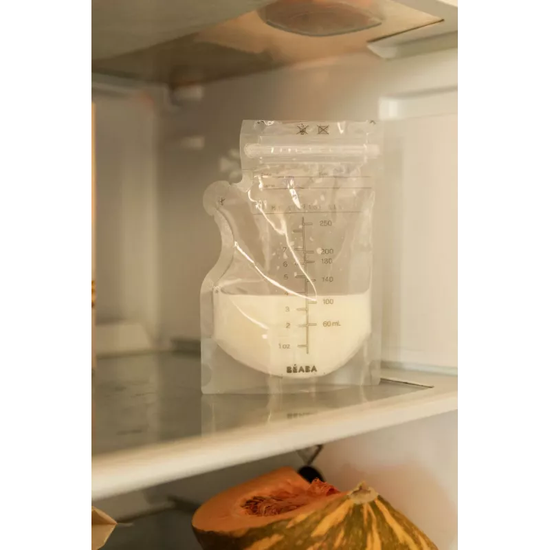 Beaba sacchetti per la conservazione degli alimenti, confezione da 50, 250 ml, trasparente 911738