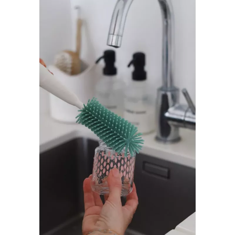 Beaba scovolino in silicone per biberon e tettarelle Sage Green