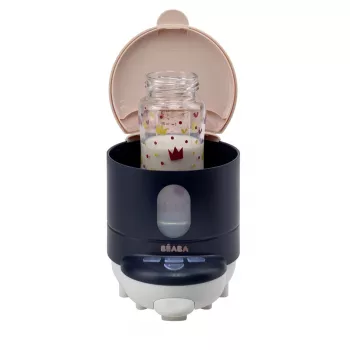 Beaba Bib'expresso 2-in-1 sistema per la preparazione di biberon e alimenti, blu notte