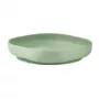 Beaba piatto in silicone con ventosa Sage Green