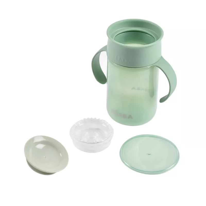 Beaba tazza da allenamento 360° 200 ml Sage Green