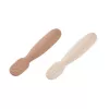 Beaba set di 2 primi cucchiai in silicone con dentaruolo Praline/Clay