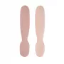 Beaba set di 2 primi cucchiai in silicone e dentaruoli Cotton Candy/Sorbet