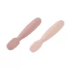 Beaba set di 2 primi cucchiai in silicone e dentaruoli Cotton Candy/Sorbet