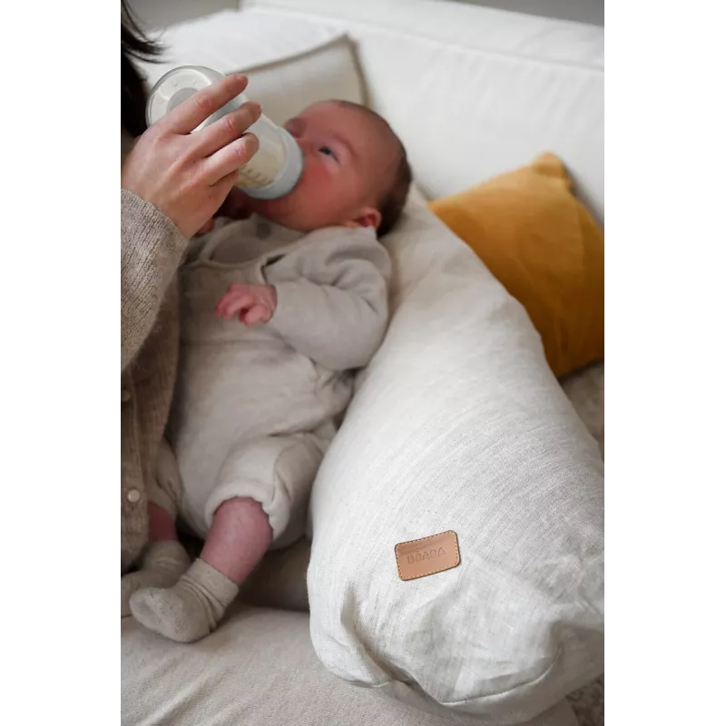 Beaba Big Flopsy cuscino per allattamento e riposo Linen Natural