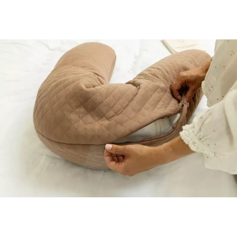 Beaba Big Flopsy cuscino per allattamento e gravidanza Fleur de Coton Cacao