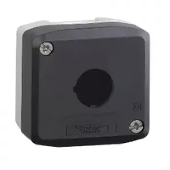 Schneider Electric Harmony XALD01 custodia vuota per pulsantiere, grigio, policarbonato, IP69K