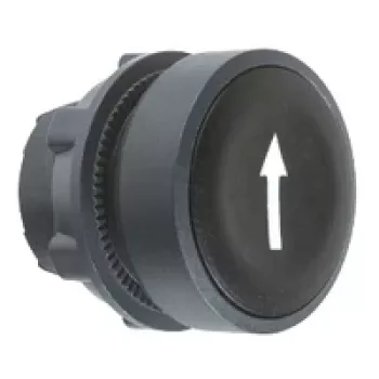 APC ZB5AA335 Harmony XB5 testa pulsante a filo, nero, plastica, montaggio 22 mm, IP69K