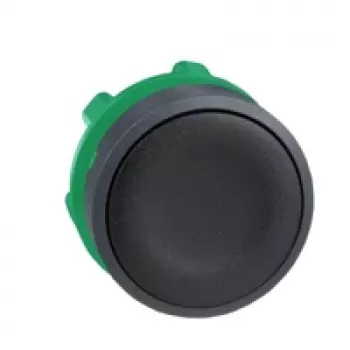 Schneider Electric ZB5AA2 testa pulsante piatto, nero, 22 mm, Harmony XB5