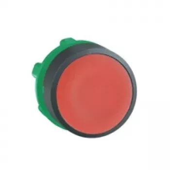 Schneider Electric Harmony ZB5AA4 testa pulsante, piatto, rosso, 22 mm, ritorno a molla