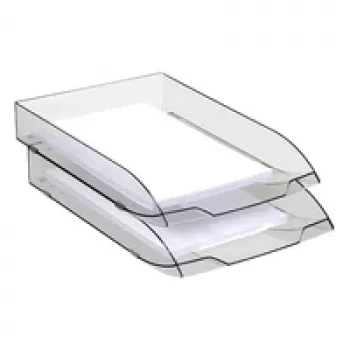 CEP Office Solution vassoio portadocumenti Ice Black nero trasparente DIN C4