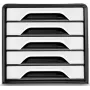 CEP Office Solution Smoove Unità a cassetti Nero/Bianco A4 con 5 cassetti