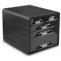 CEP Office Solution Smoove Cassettiera da scrivania DIN A4 Nero 5 cassetti