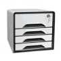 CEP Office Solution Smoove 7-311S Cassettiera Bianco/Nero