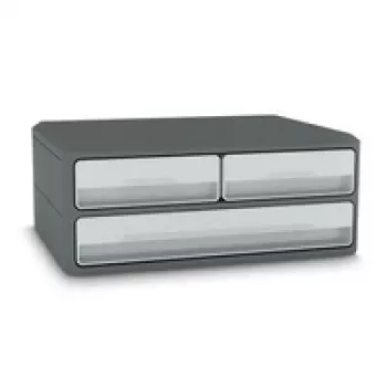 CEP Office Solution MoovUp Unità a cassetti Grigio chiaro DIN A4 orizzontale A5 orizzontale 3 cassetti