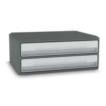CEP Office Solution MoovUp Cassettiera Grigio chiaro DIN A4 orizzontale con 2 cassetti
