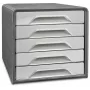 CEP Office Solution Smoove Cassettiera Grigio chiaro con 5 cassetti 1071116361