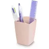 CEP Office Solution Mineral Portapenne 2 scomparti Rosa cipria Rettangolare Polistirene 74 x 74 x 95 mm
