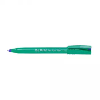 Pentel Fine Point R50 Penna roller - Blue - Fine (0,5 mm) - Confezione da 12