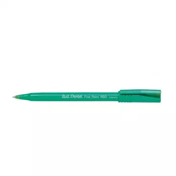 Pentel R50 Penna roller retrattile - Verde - 0,8 mm - Per destrimani e mancini