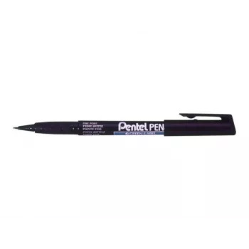 Pentel Green Label pennarello indelebile nero 2,0 mm punta tonda