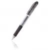 Pentel Hybrid Gel Grip penna gel retrattile - inchiostro nero - 0,7 mm - medio - fusto trasparente - punta in metallo