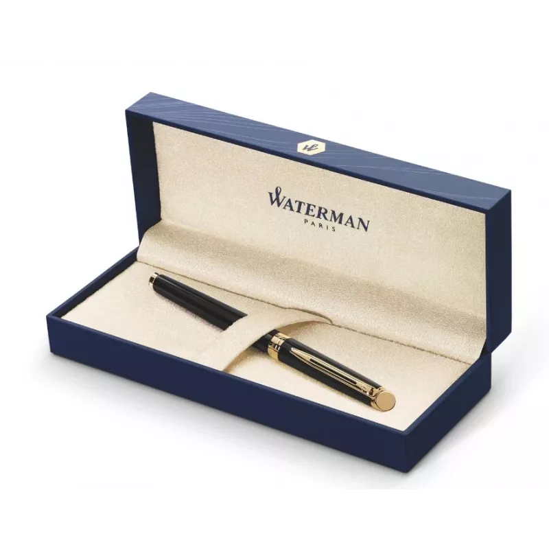 WATERMAN Hémisphère penna a sfera - blu laccato - dettagli cromati - punta media - inchiostro blu