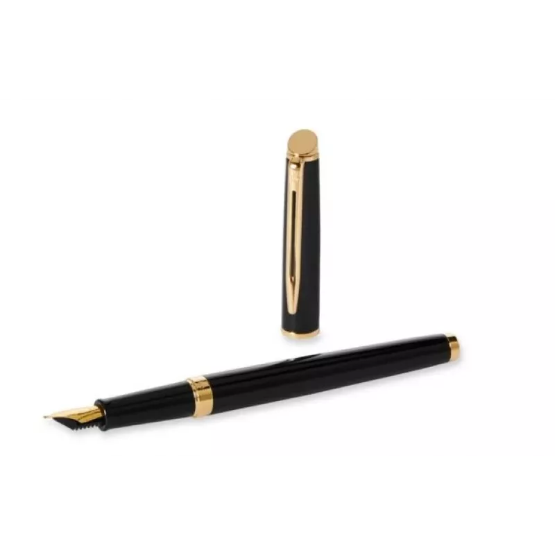 WATERMAN Hémisphère penna a sfera - blu laccato - dettagli cromati - punta media - inchiostro blu