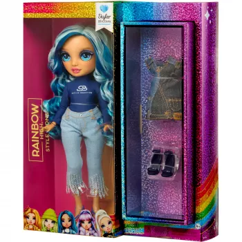 MGA Rainbow High Skyler Bradshaw bambola fashion con 2 outfit e accessori