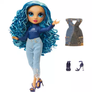 MGA Rainbow High Skyler Bradshaw bambola fashion con 2 outfit e accessori