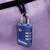 Master Lock confezione da 2 lucchetti a combinazione TSA, colori assortiti