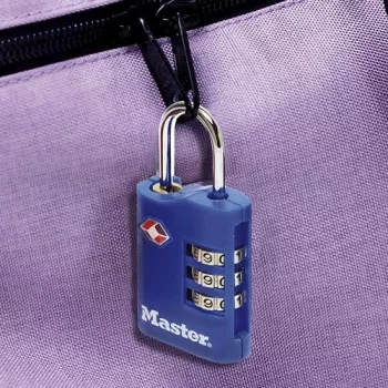 Master Lock confezione da 2 lucchetti a combinazione TSA, colori assortiti