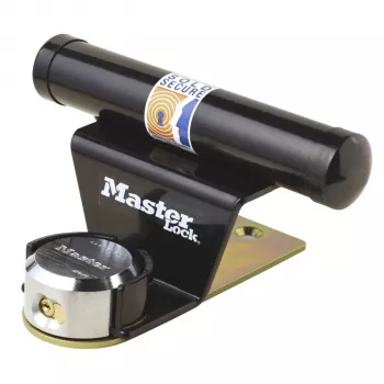 Master Lock catenaccio per porta garage 1488EURDAT nero acciaio temprato