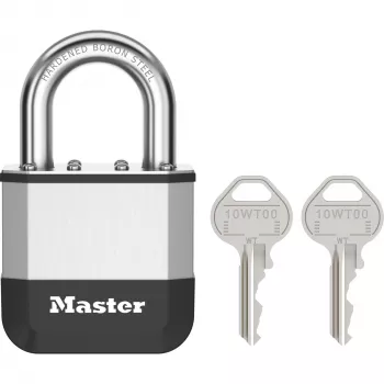 Master Lock Elite 52 mm Lucchetto, arco da 25 mm, cilindro a 5 pistoncini