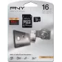 PNY Technologies HP Scheda microSDHC High Performance 16 GB Class 10 U1 con adattatore SD