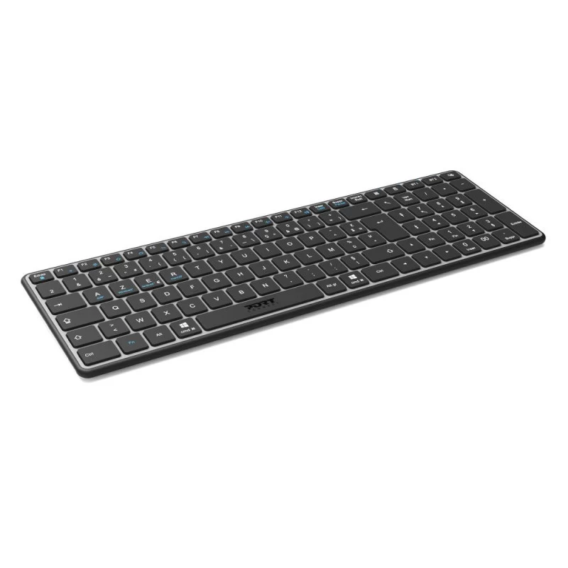PORT Designs FR - tastiera Compact Pro ricaricabile Bluetooth AZERTY nero