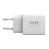 PORT Designs PORT Connect caricabatterie da parete 20W USB-C PD con custodia bianco