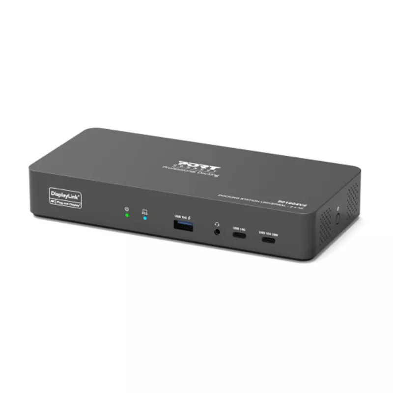 PORT Designs docking station universale USB-C con supporto 2x display 4K