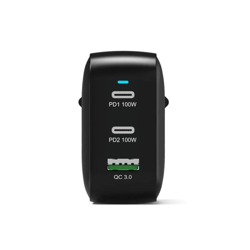 PORT Designs caricabatterie da parete Type-C PD 100W GaN+ cavo C to C 2M EU
