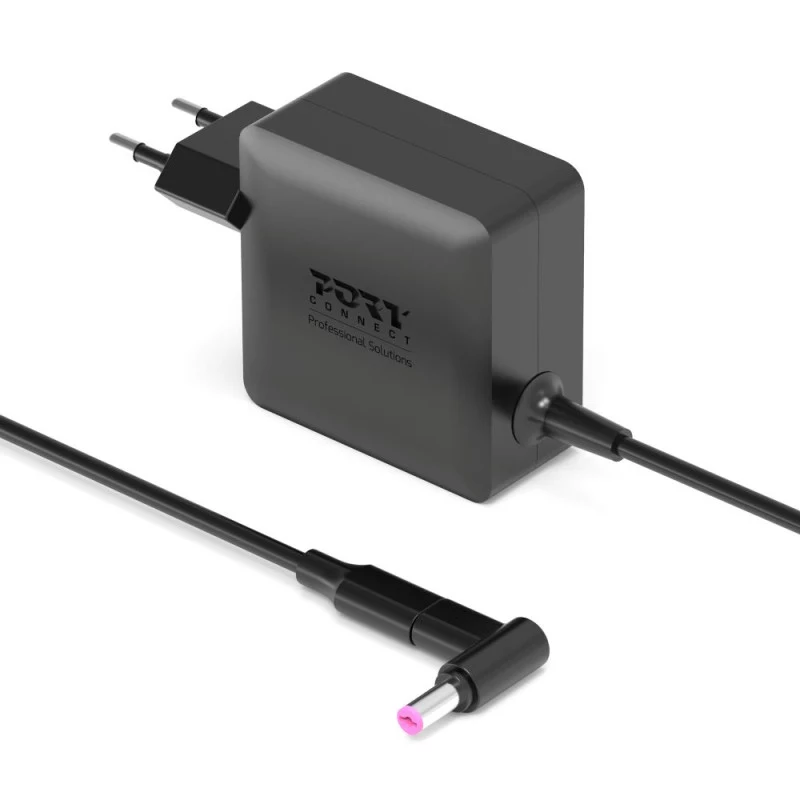 PORT Designs alimentatore GaN 65W USB-C - caricabatterie universale - spina EU - nero