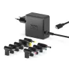 PORT Designs alimentatore GaN 65W USB-C - caricabatterie universale - spina EU - nero