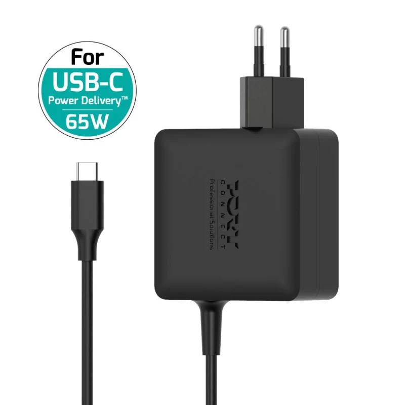 PORT Designs alimentatore GaN 65W USB-C spina EU